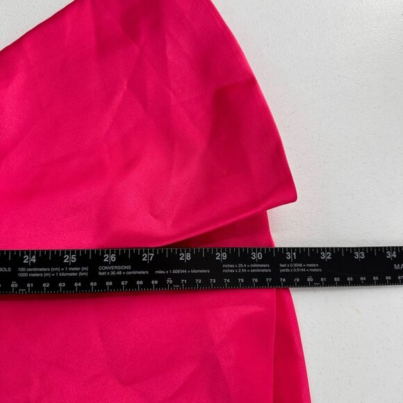 Beaded Rhinestone Bodice Pink Skater Dress Open Back Sleeveless Design Embellish - Picture 4 of 11